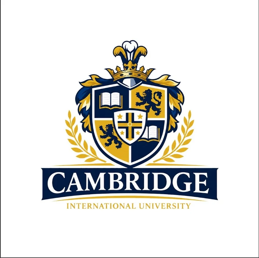 Student studying at Cambridge International University